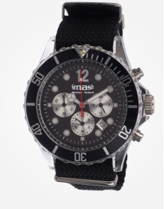 Antartic Chronograaf Black Canvas
