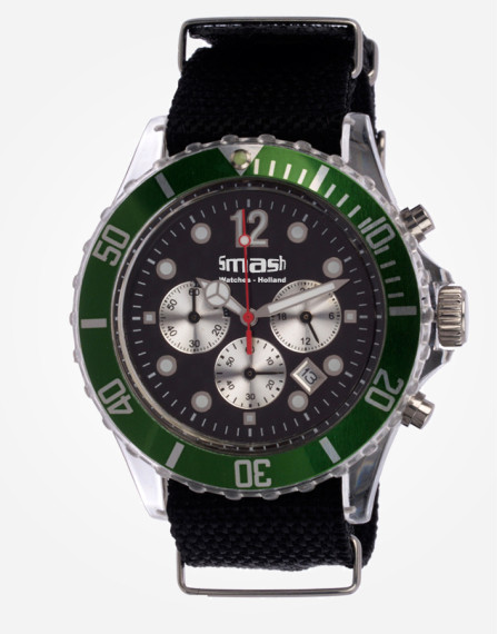 Antartic Chronograaf Green Canvas